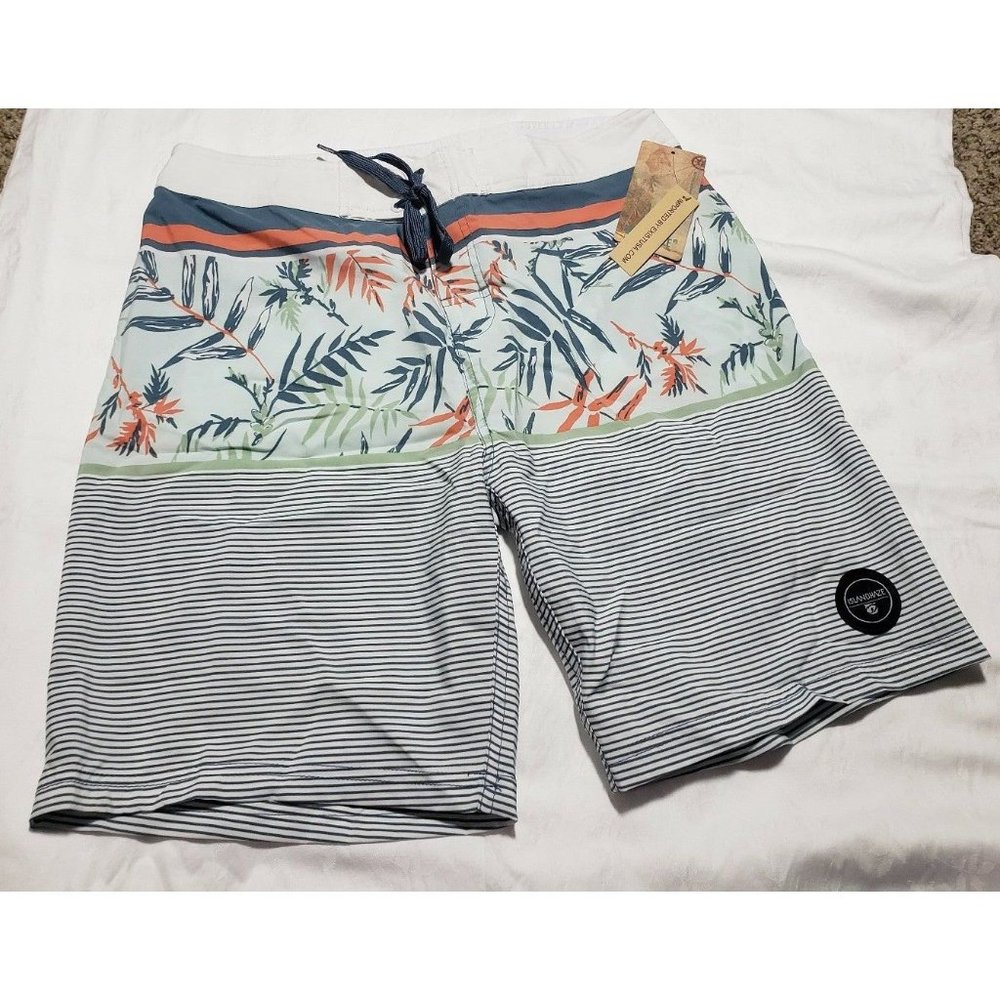 Island Haze Men's Long Board Shorts